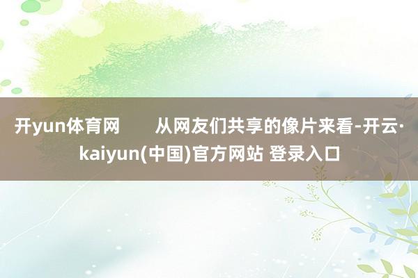 开yun体育网       从网友们共享的像片来看-开云·kaiyun(中国)官方网站 登录入口